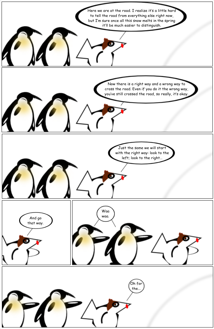 Two Little Penguin Skins