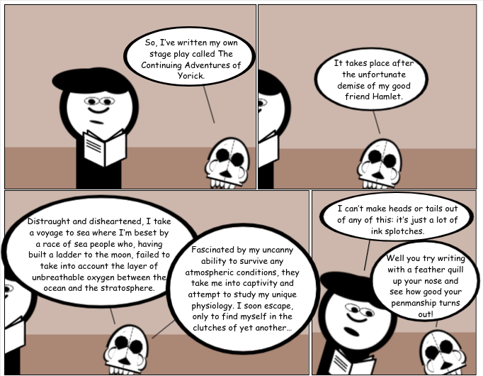 ...upon the fretful porpentine