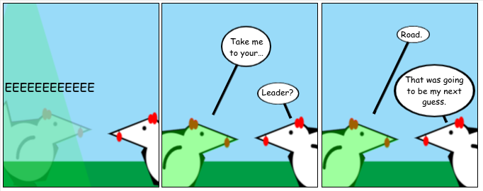 The Other Side of Infinity or Little Green Hen