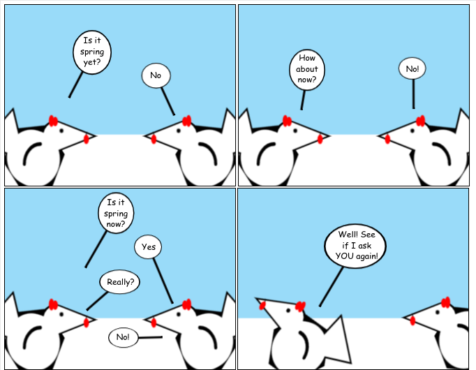 No Spring My Friend, No Spring!