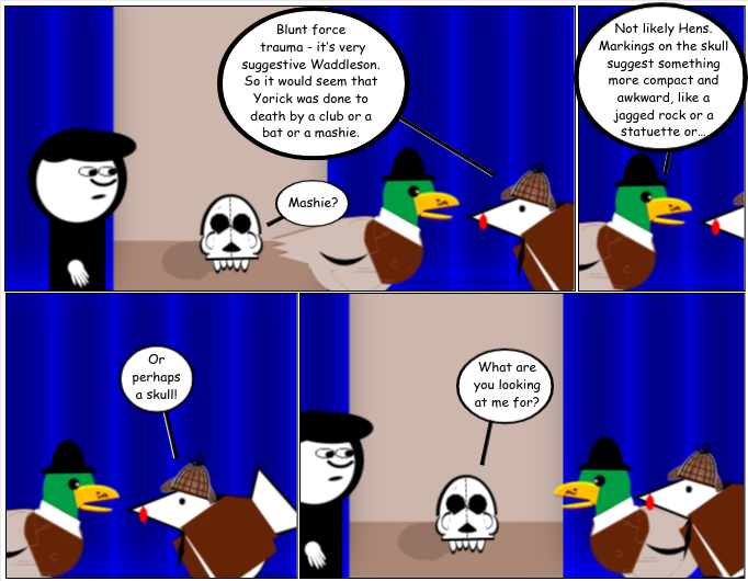 ...is but to whet thy almost blunted purpose