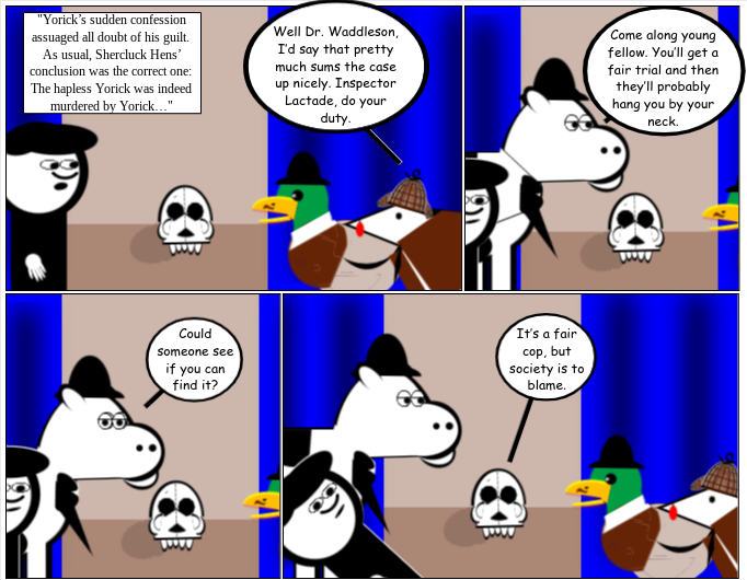 Yet must not we put the strong law on him...