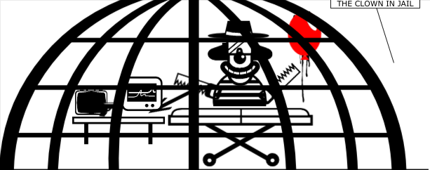 clown in jail