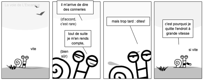 La voie de l'Escargue