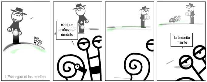 L'Escargue et les mérites