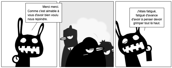 Wrote __ ._  L'aimable descente