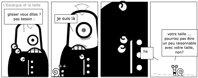 L'Escargue et la taille