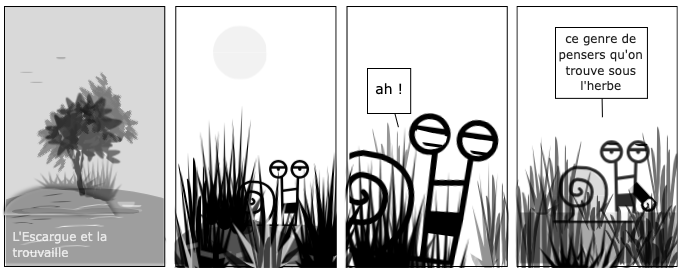 L'Escargue et la trouvaille