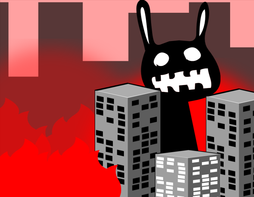 Giant Rabbit Attacks the City!