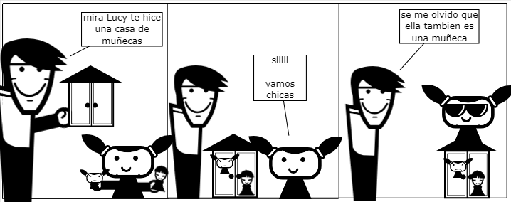 casa de muñecas de Lucy