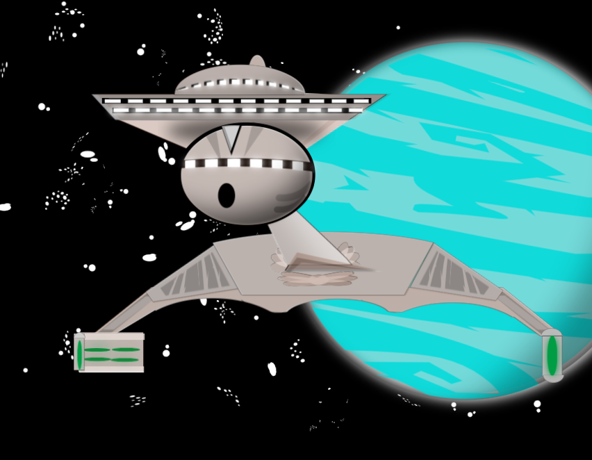 Klingon D7 battlecruiser