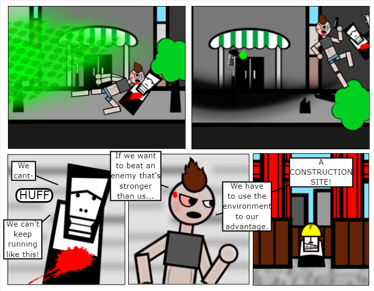 Balloon page 9 top half