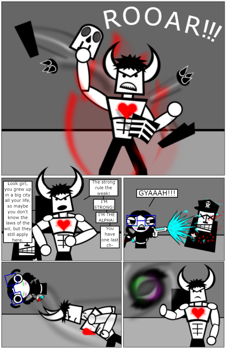 Level 1 player verses mid-game boss