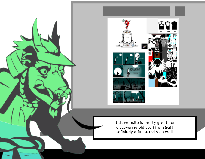MuppetAuthor's codepen website for discovering old SG strips