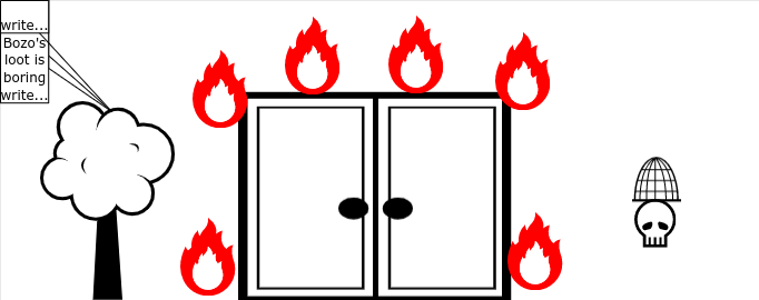 OH NO! ITS BURNING!