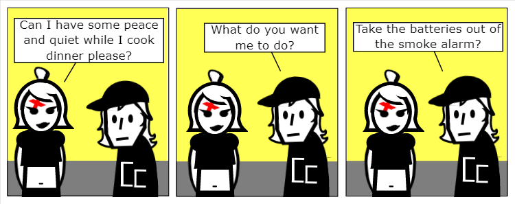 Burned like the steak